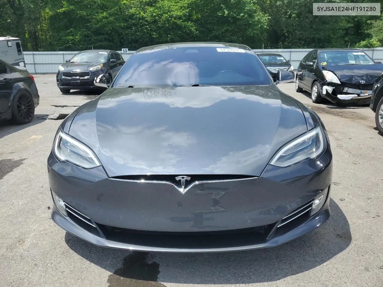 2017 Tesla Model S VIN: 5YJSA1E24HF191280 Lot: 62598095