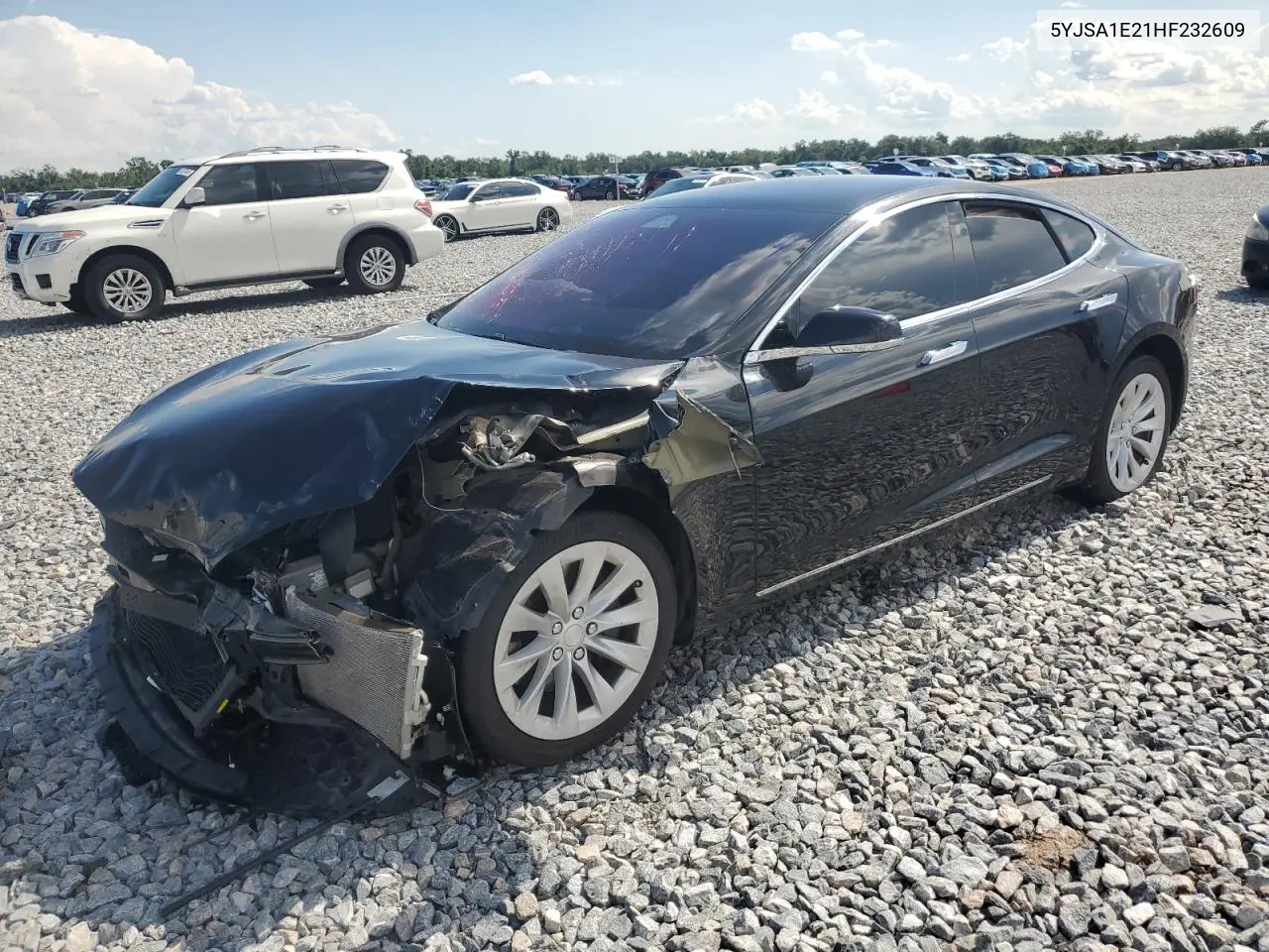 2017 Tesla Model S VIN: 5YJSA1E21HF232609 Lot: 62664345