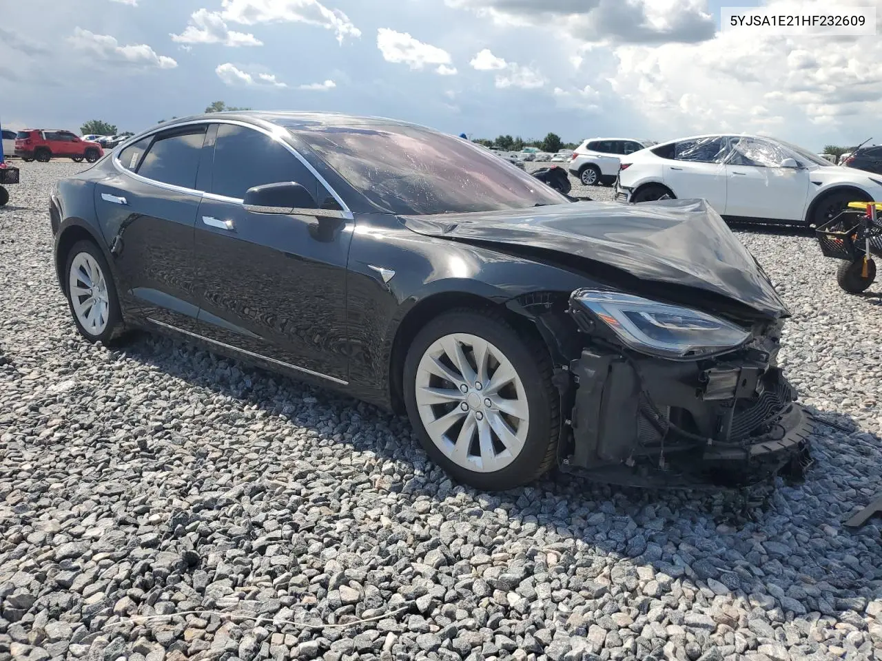 2017 Tesla Model S VIN: 5YJSA1E21HF232609 Lot: 62664345