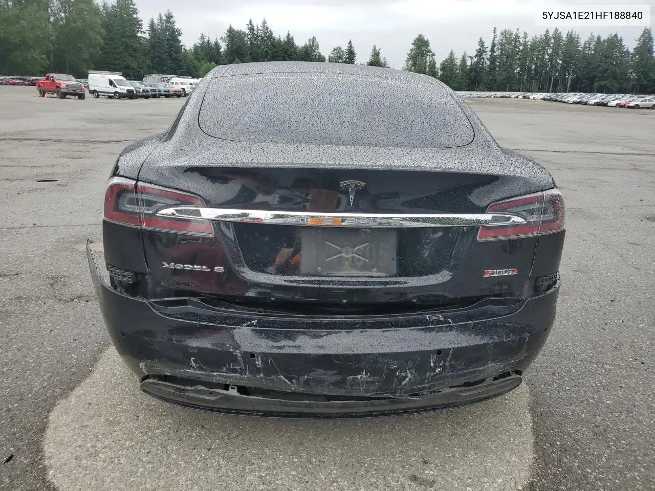2017 Tesla Model S VIN: 5YJSA1E21HF188840 Lot: 62683685