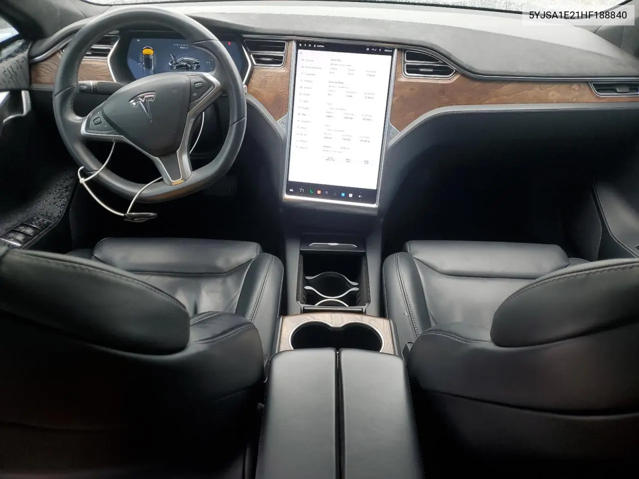 2017 Tesla Model S VIN: 5YJSA1E21HF188840 Lot: 62683685