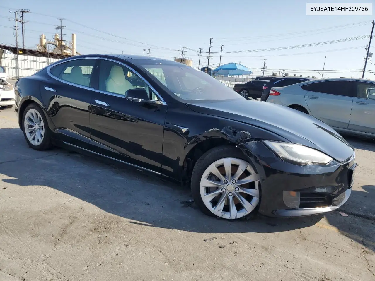 2017 Tesla Model S VIN: 5YJSA1E14HF209736 Lot: 62951675