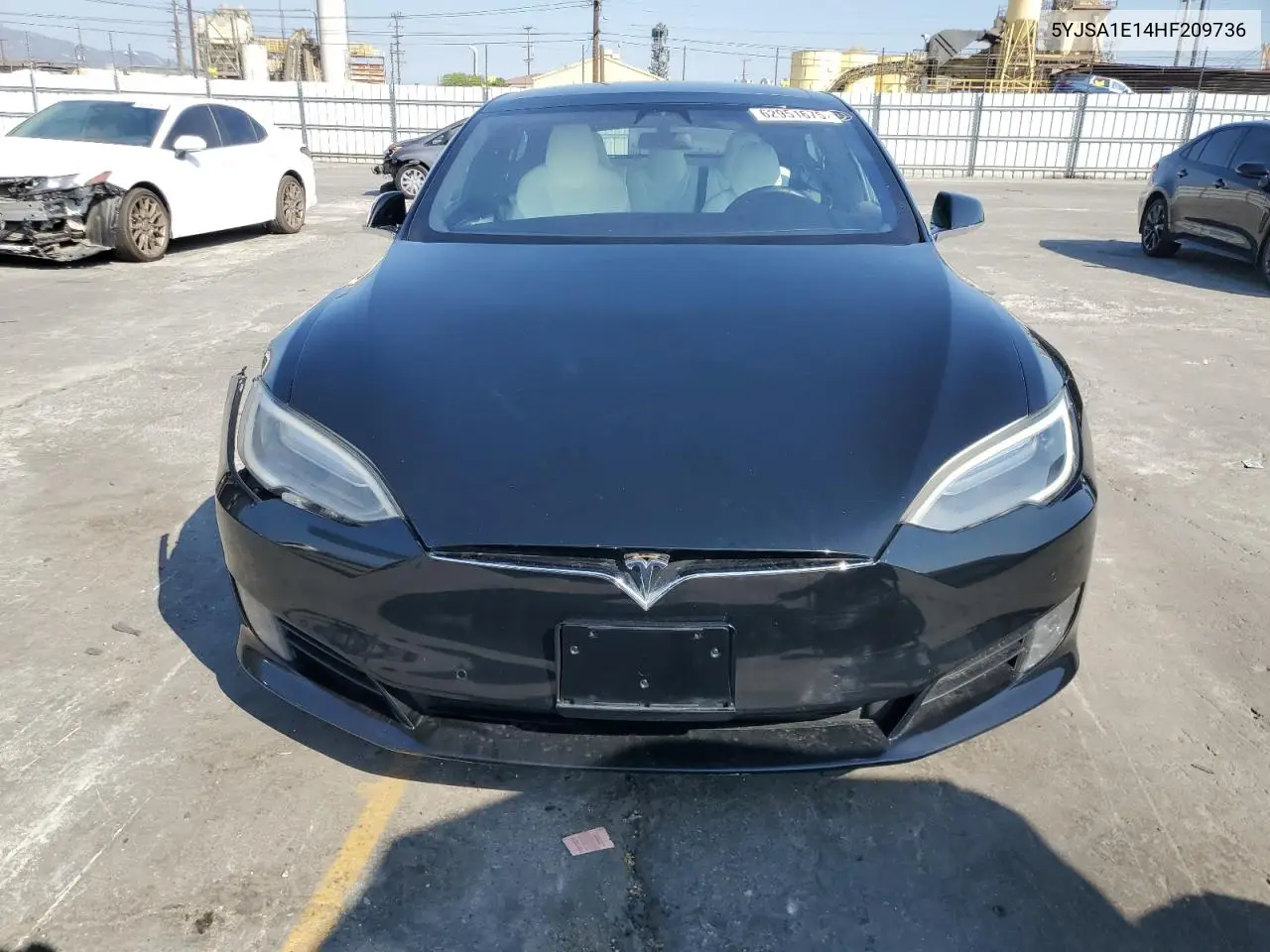 2017 Tesla Model S VIN: 5YJSA1E14HF209736 Lot: 62951675