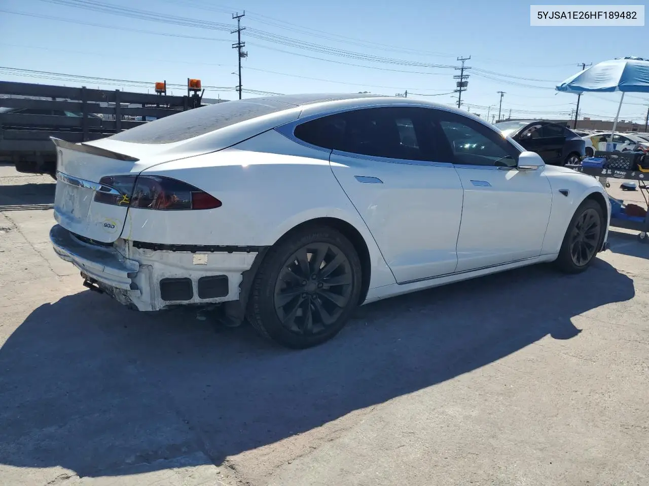 2017 Tesla Model S VIN: 5YJSA1E26HF189482 Lot: 63120515