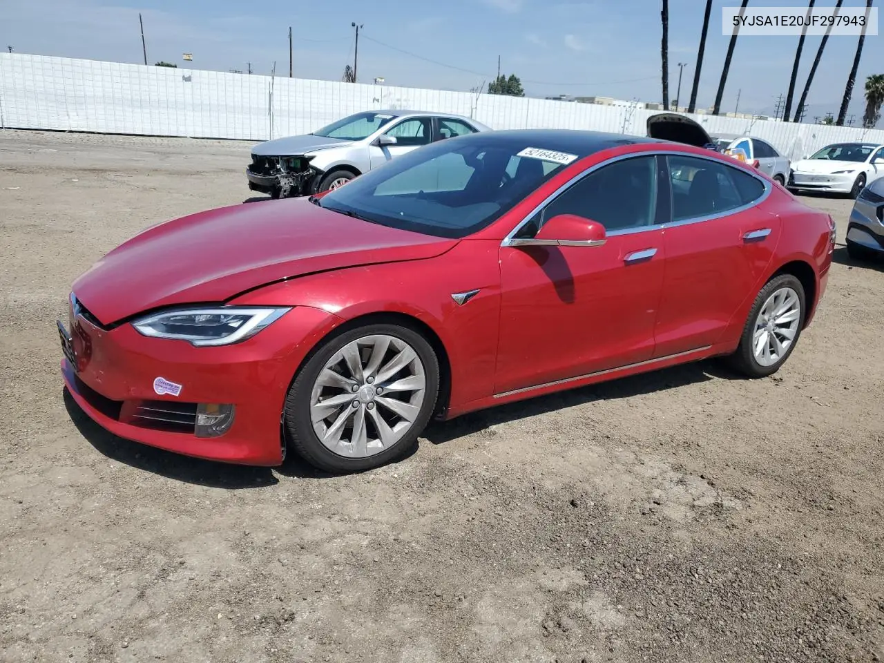 2018 Tesla Model S VIN: 5YJSA1E20JF297943 Lot: 52164325