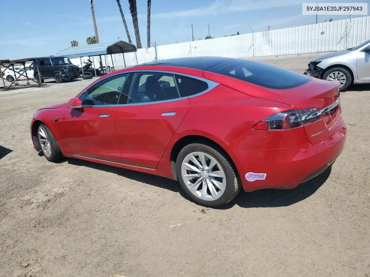 2018 Tesla Model S VIN: 5YJSA1E20JF297943 Lot: 52164325