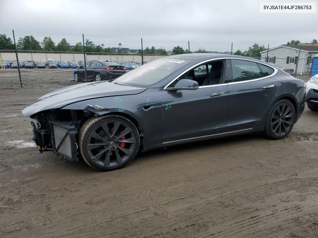 2018 Tesla Model S VIN: 5YJSA1E44JF286753 Lot: 56006575