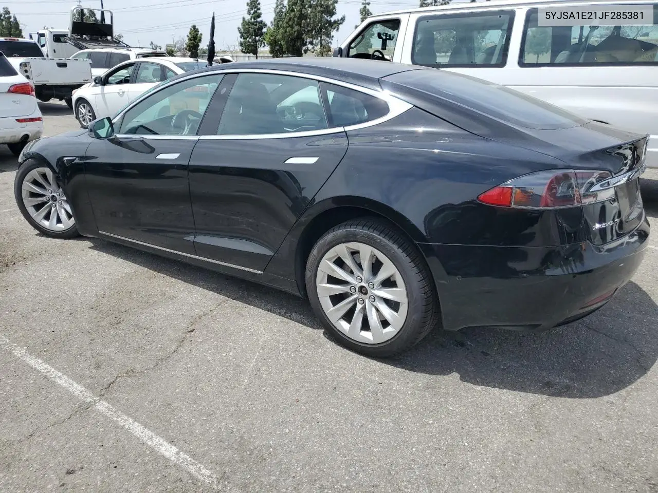 2018 Tesla Model S VIN: 5YJSA1E21JF285381 Lot: 56067695