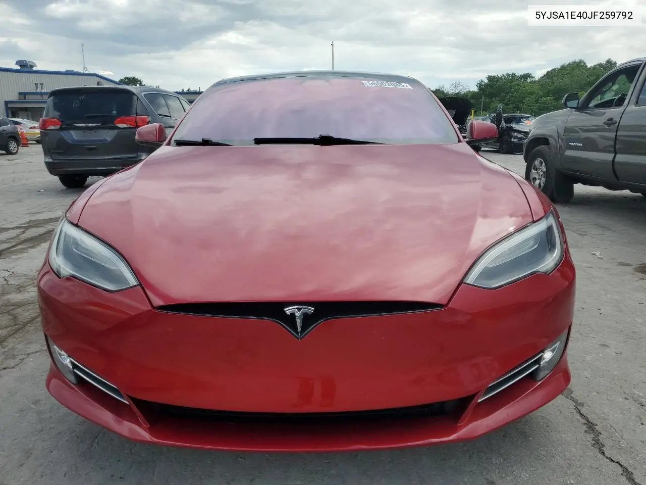 2018 Tesla Model S VIN: 5YJSA1E40JF259792 Lot: 56502085