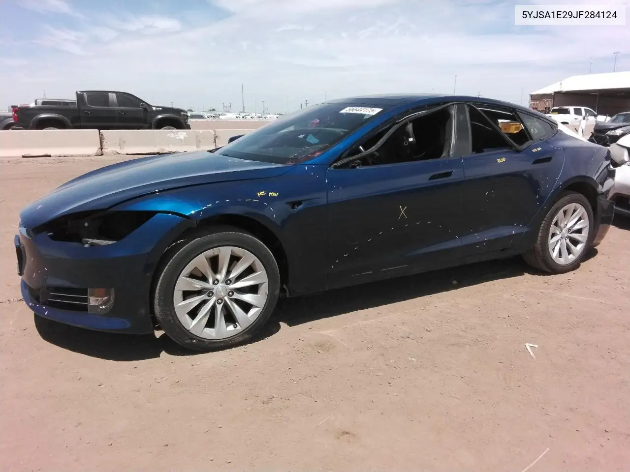 2018 Tesla Model S VIN: 5YJSA1E29JF284124 Lot: 56644175