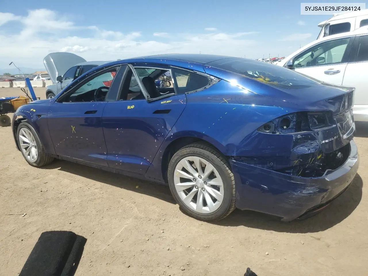 2018 Tesla Model S VIN: 5YJSA1E29JF284124 Lot: 56644175