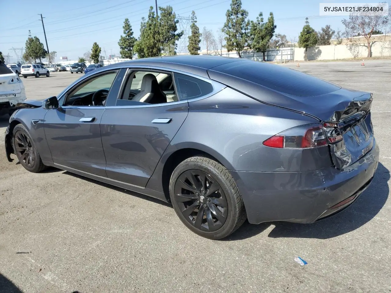 2018 Tesla Model S VIN: 5YJSA1E21JF234804 Lot: 56966355