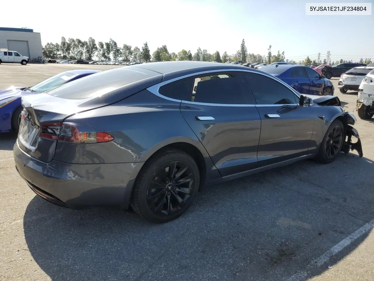 2018 Tesla Model S VIN: 5YJSA1E21JF234804 Lot: 56966355