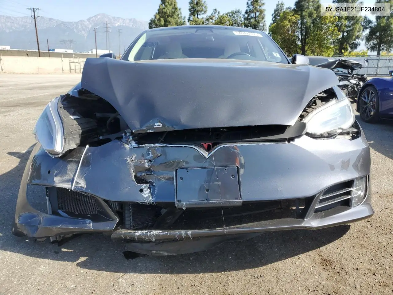 2018 Tesla Model S VIN: 5YJSA1E21JF234804 Lot: 56966355