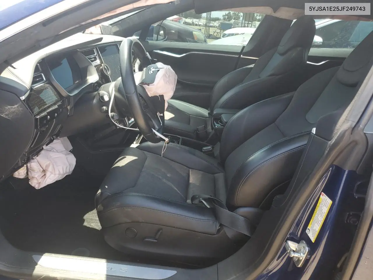 2018 Tesla Model S VIN: 5YJSA1E25JF249743 Lot: 59636235