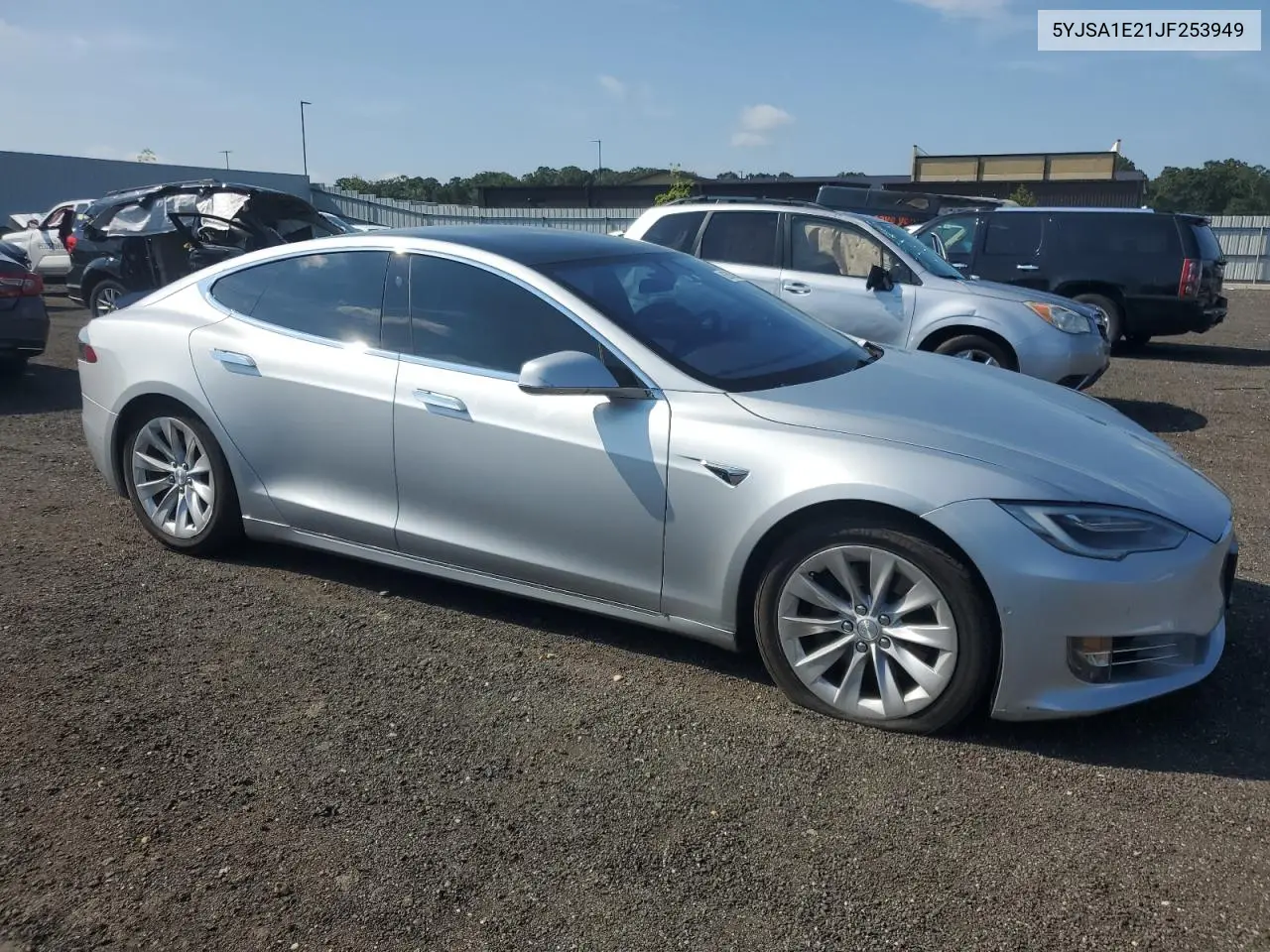2018 Tesla Model S VIN: 5YJSA1E21JF253949 Lot: 62505295