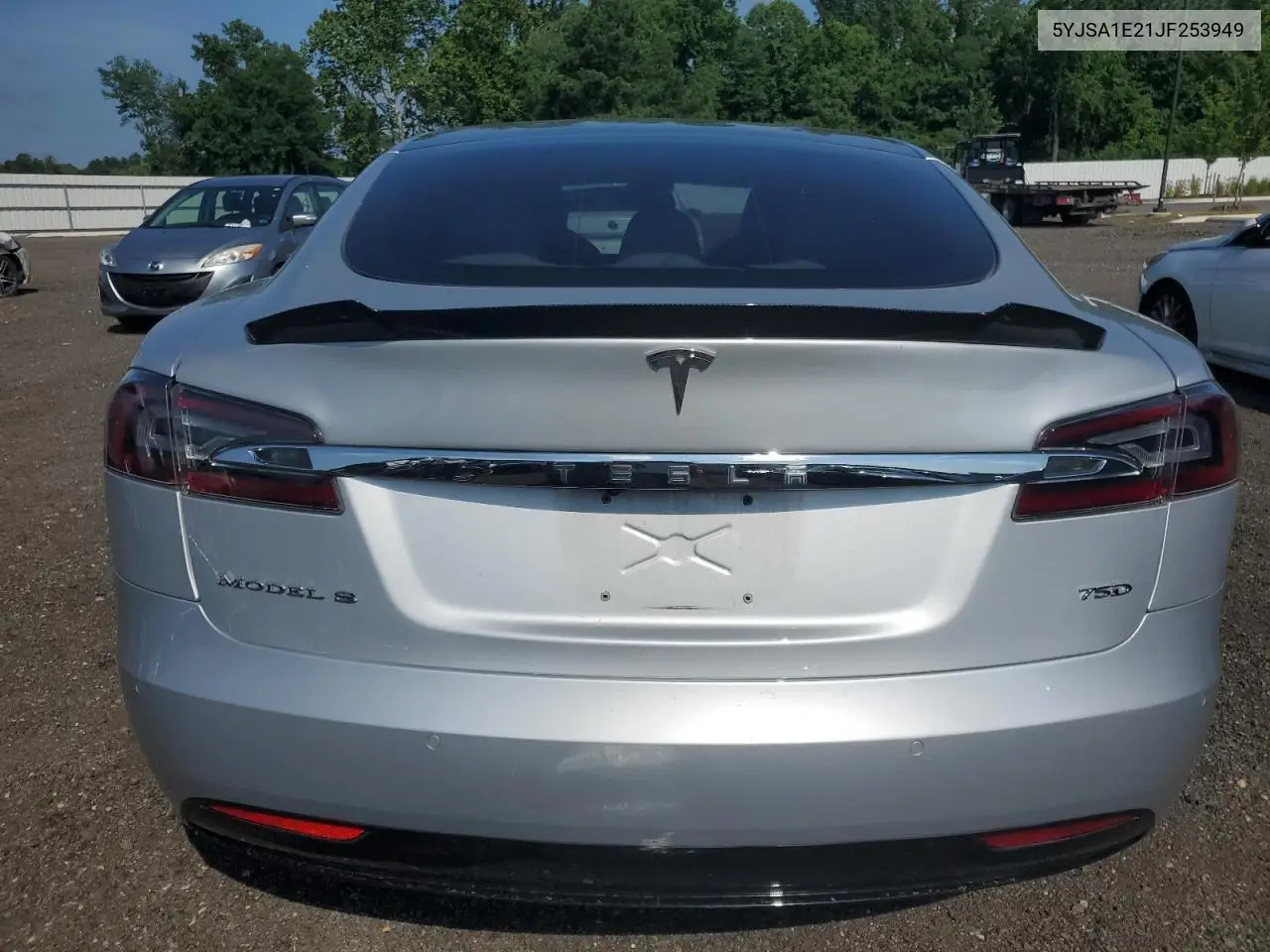 2018 Tesla Model S VIN: 5YJSA1E21JF253949 Lot: 62505295