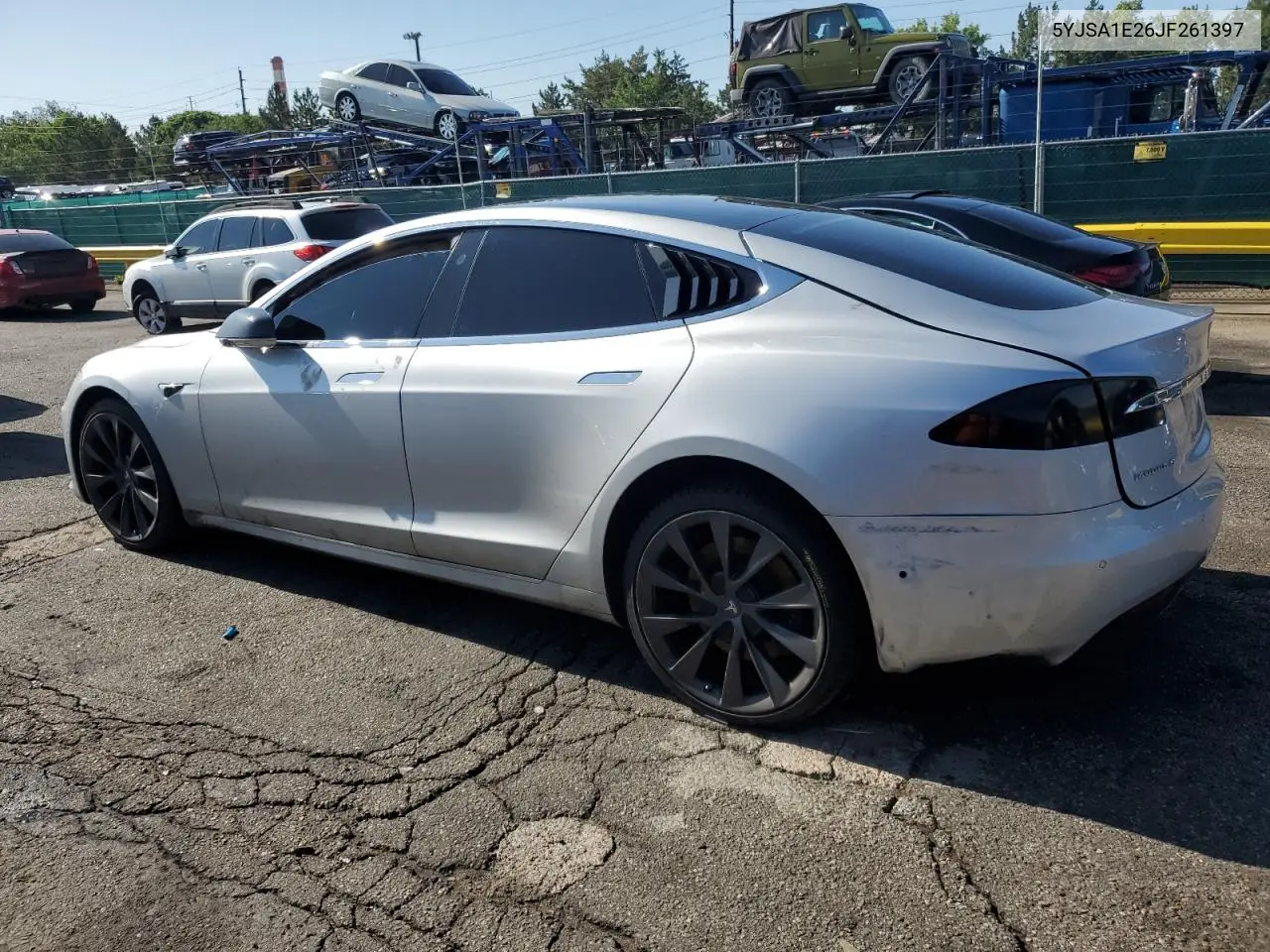 2018 Tesla Model S VIN: 5YJSA1E26JF261397 Lot: 62666715