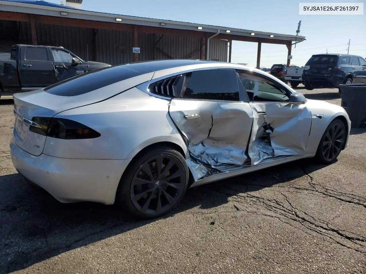 2018 Tesla Model S VIN: 5YJSA1E26JF261397 Lot: 62666715