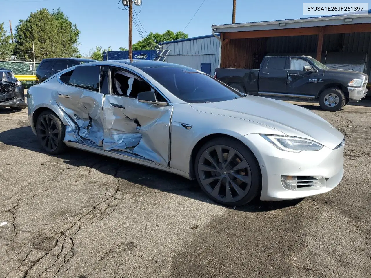 2018 Tesla Model S VIN: 5YJSA1E26JF261397 Lot: 62666715