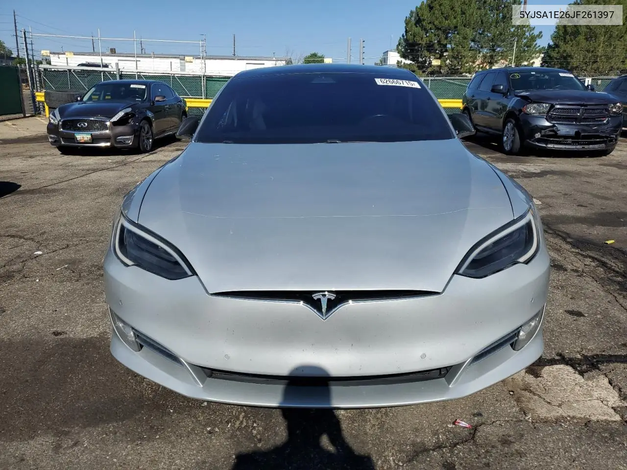 2018 Tesla Model S VIN: 5YJSA1E26JF261397 Lot: 62666715