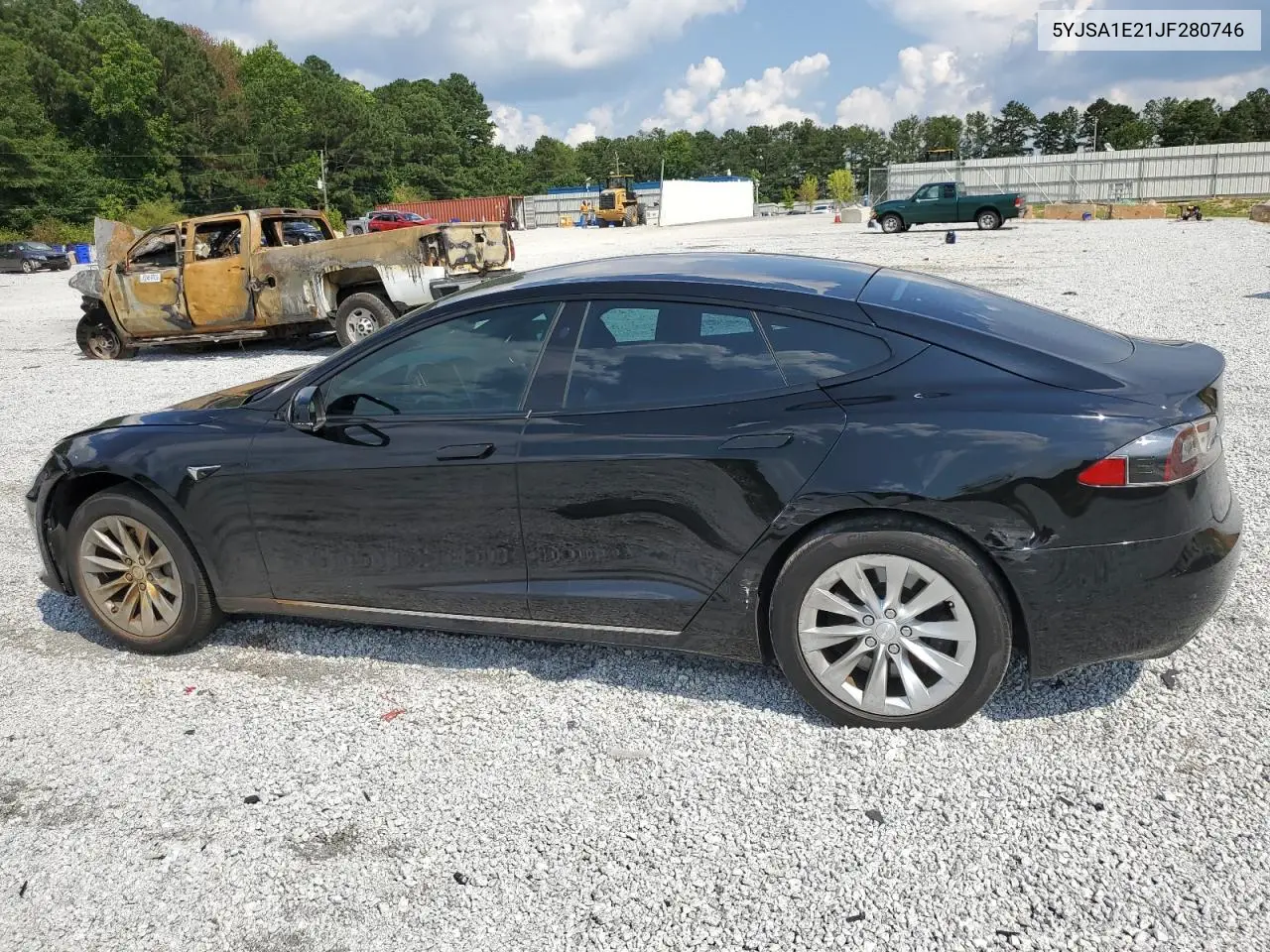 2018 Tesla Model S VIN: 5YJSA1E21JF280746 Lot: 62716385