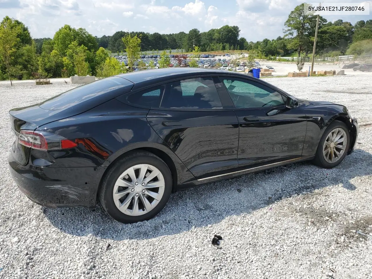 2018 Tesla Model S VIN: 5YJSA1E21JF280746 Lot: 62716385
