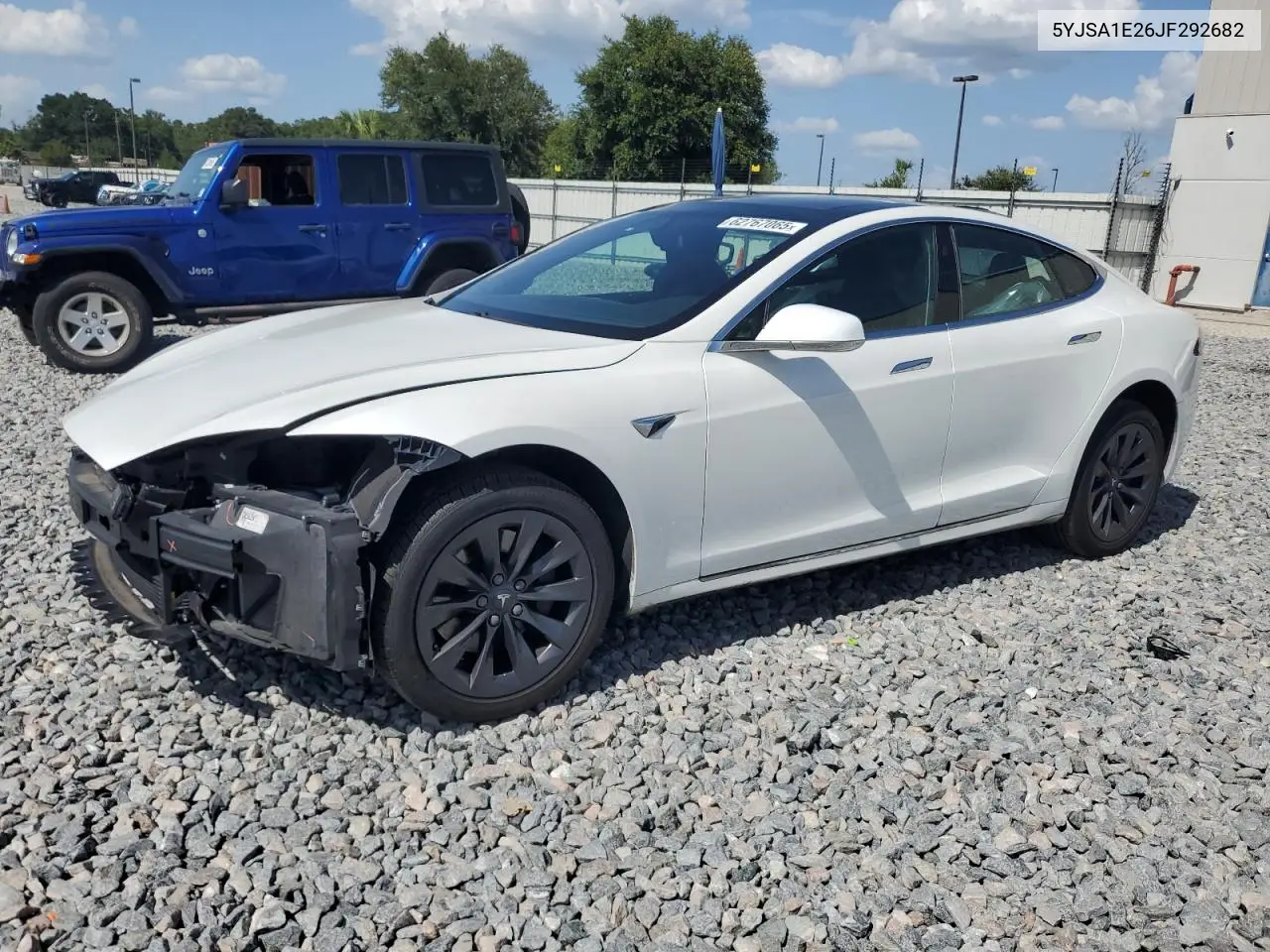 2018 Tesla Model S VIN: 5YJSA1E26JF292682 Lot: 62767065