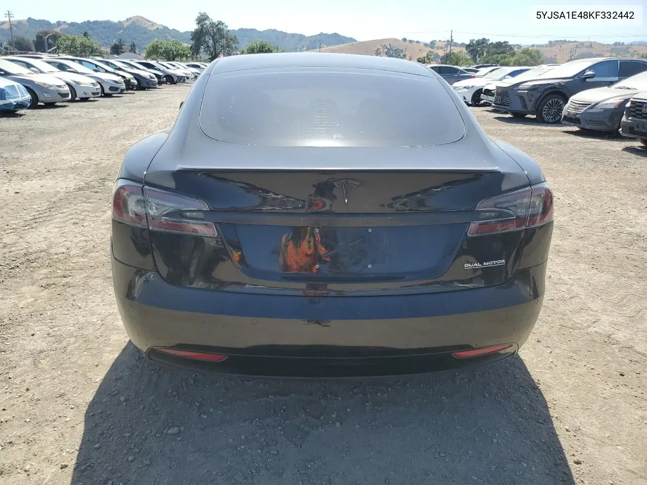 2019 Tesla Model S VIN: 5YJSA1E48KF332442 Lot: 58817505