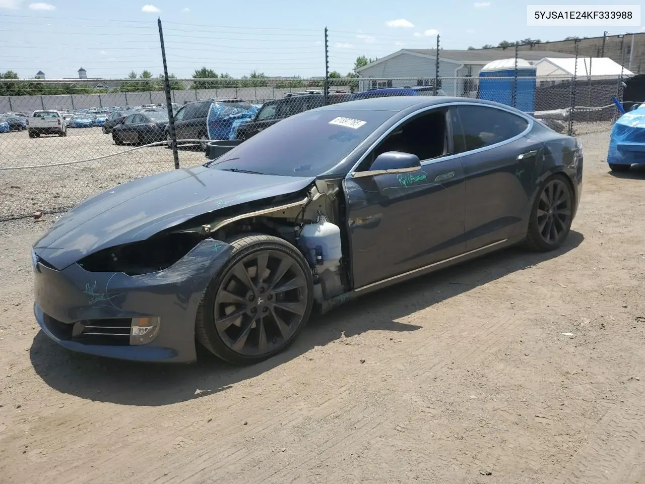2019 Tesla Model S VIN: 5YJSA1E24KF333988 Lot: 61897765