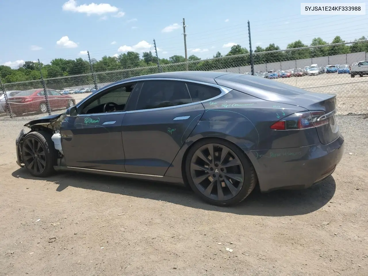 2019 Tesla Model S VIN: 5YJSA1E24KF333988 Lot: 61897765