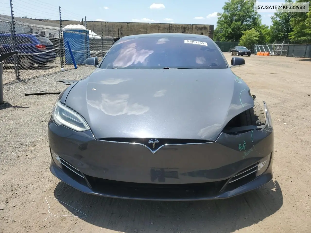 2019 Tesla Model S VIN: 5YJSA1E24KF333988 Lot: 61897765