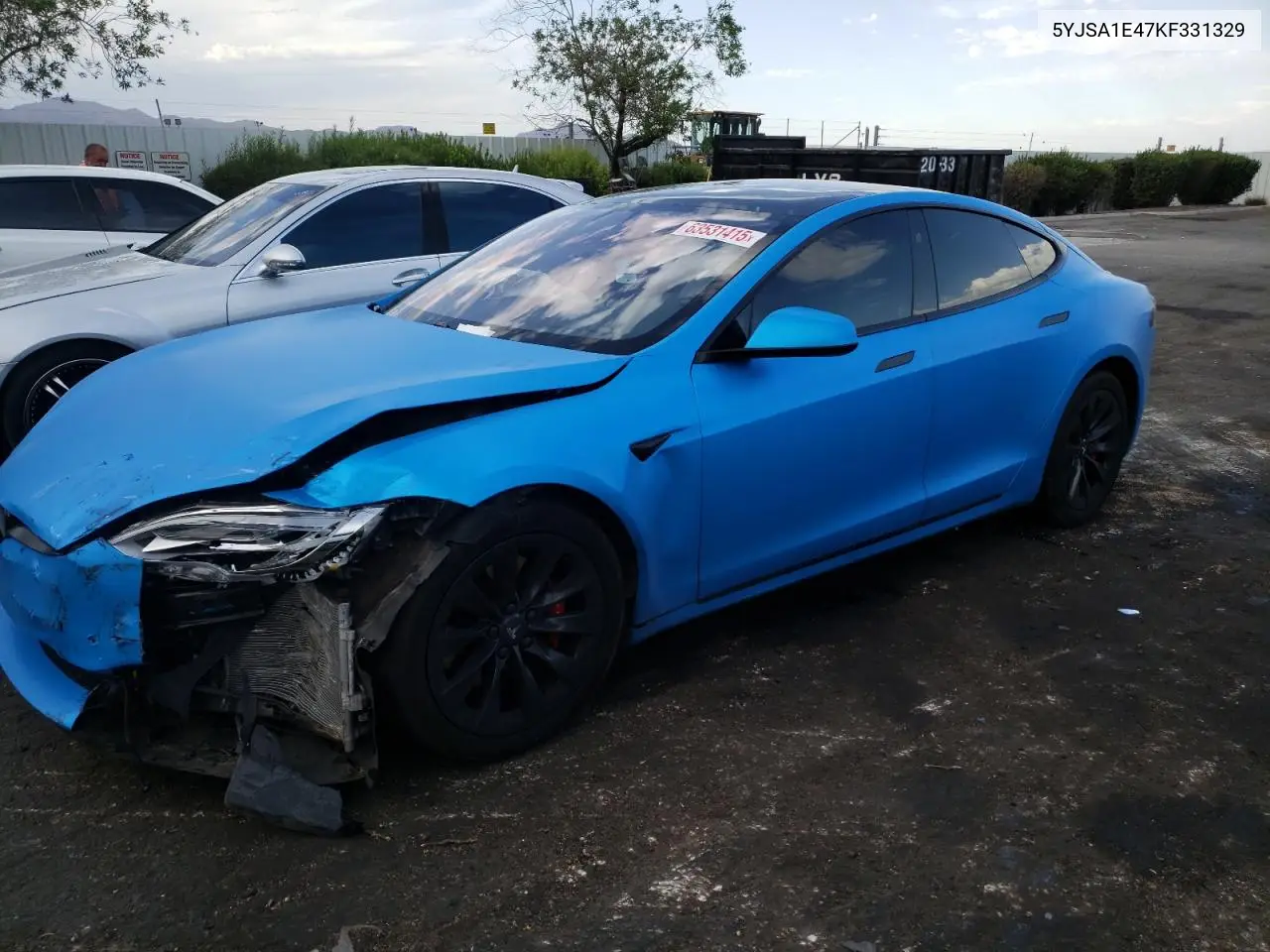 2019 Tesla Model S VIN: 5YJSA1E47KF331329 Lot: 63531415