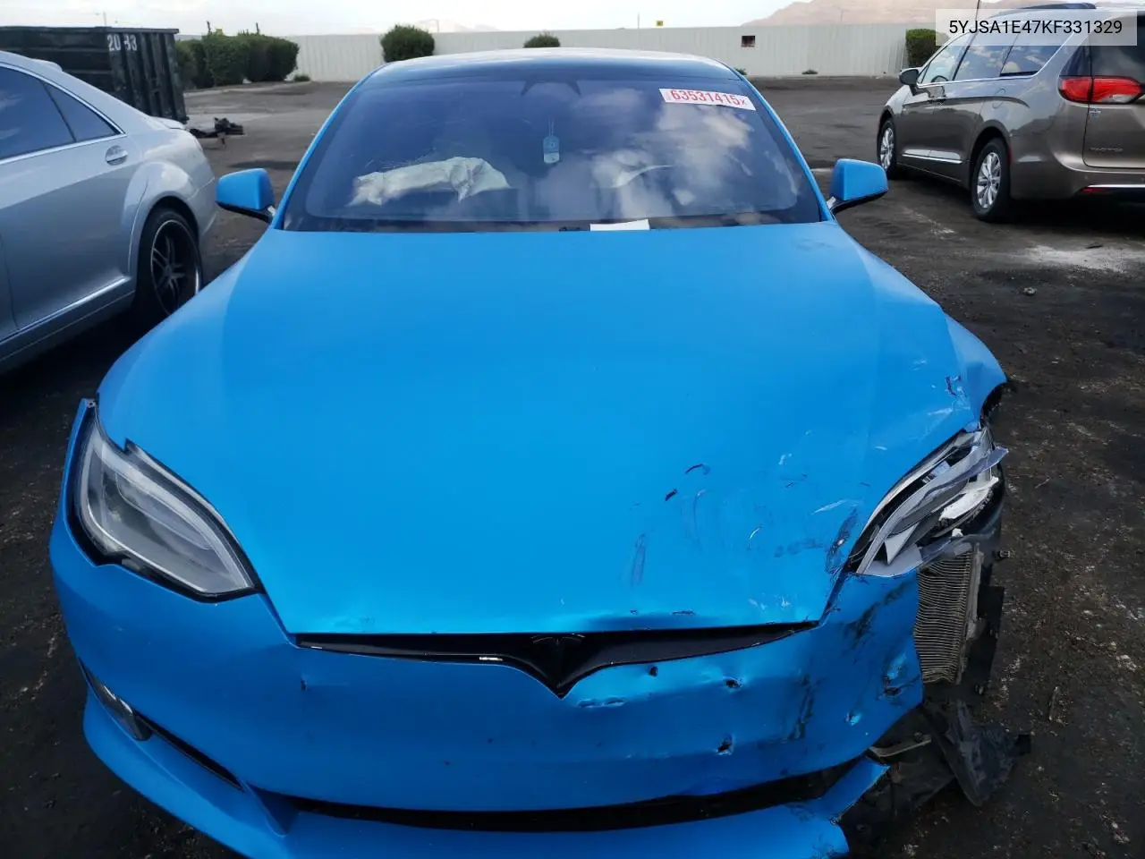 2019 Tesla Model S VIN: 5YJSA1E47KF331329 Lot: 63531415