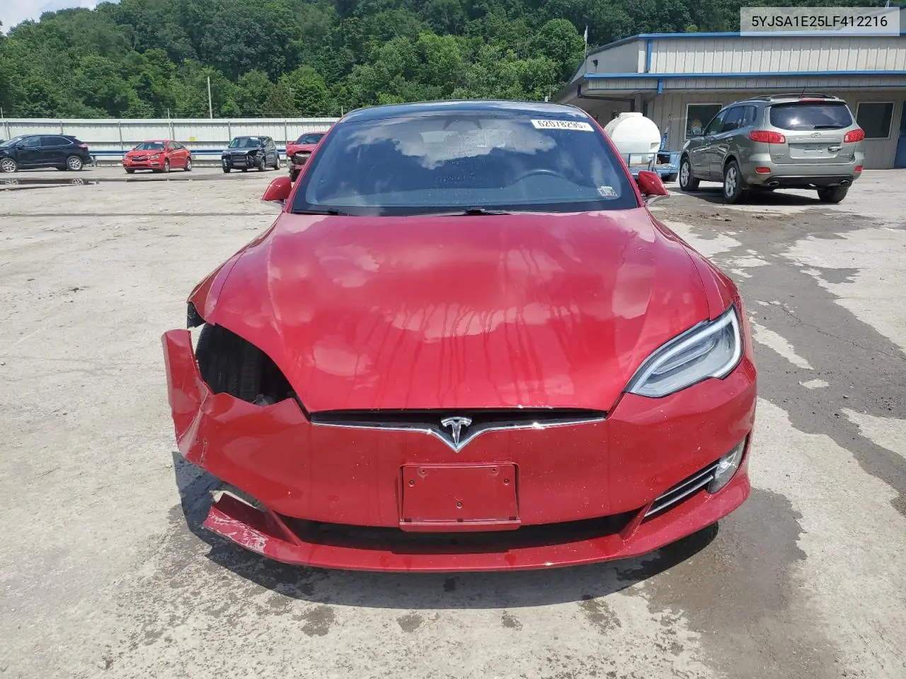 2020 Tesla Model S VIN: 5YJSA1E25LF412216 Lot: 62078295