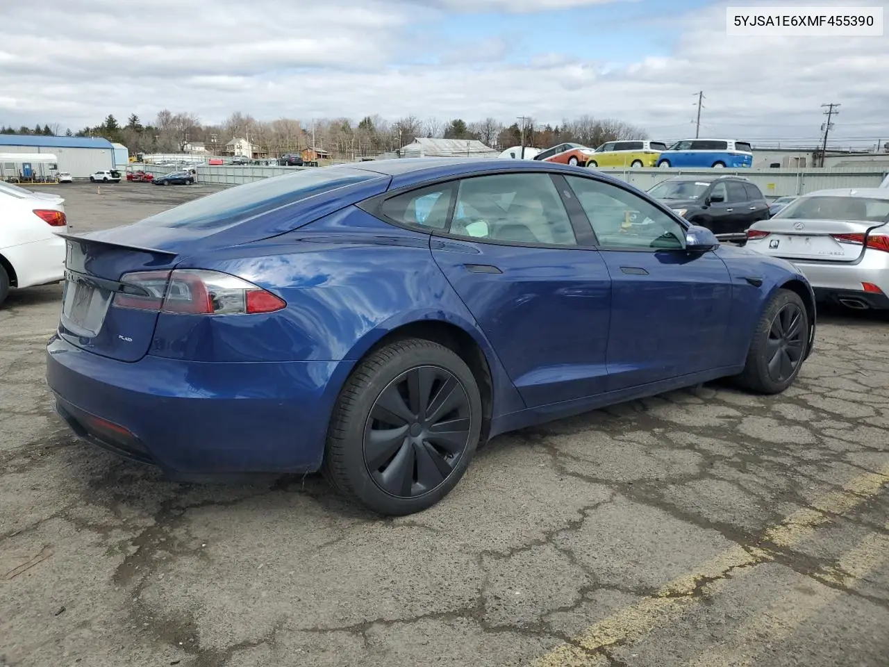 2021 Tesla Model S VIN: 5YJSA1E6XMF455390 Lot: 47919105