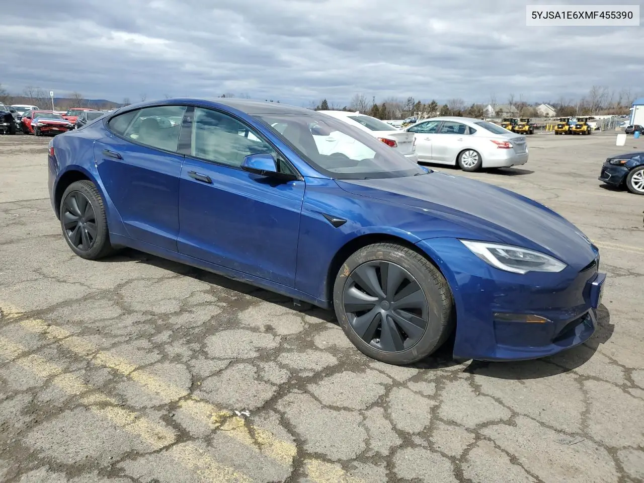 2021 Tesla Model S VIN: 5YJSA1E6XMF455390 Lot: 47919105