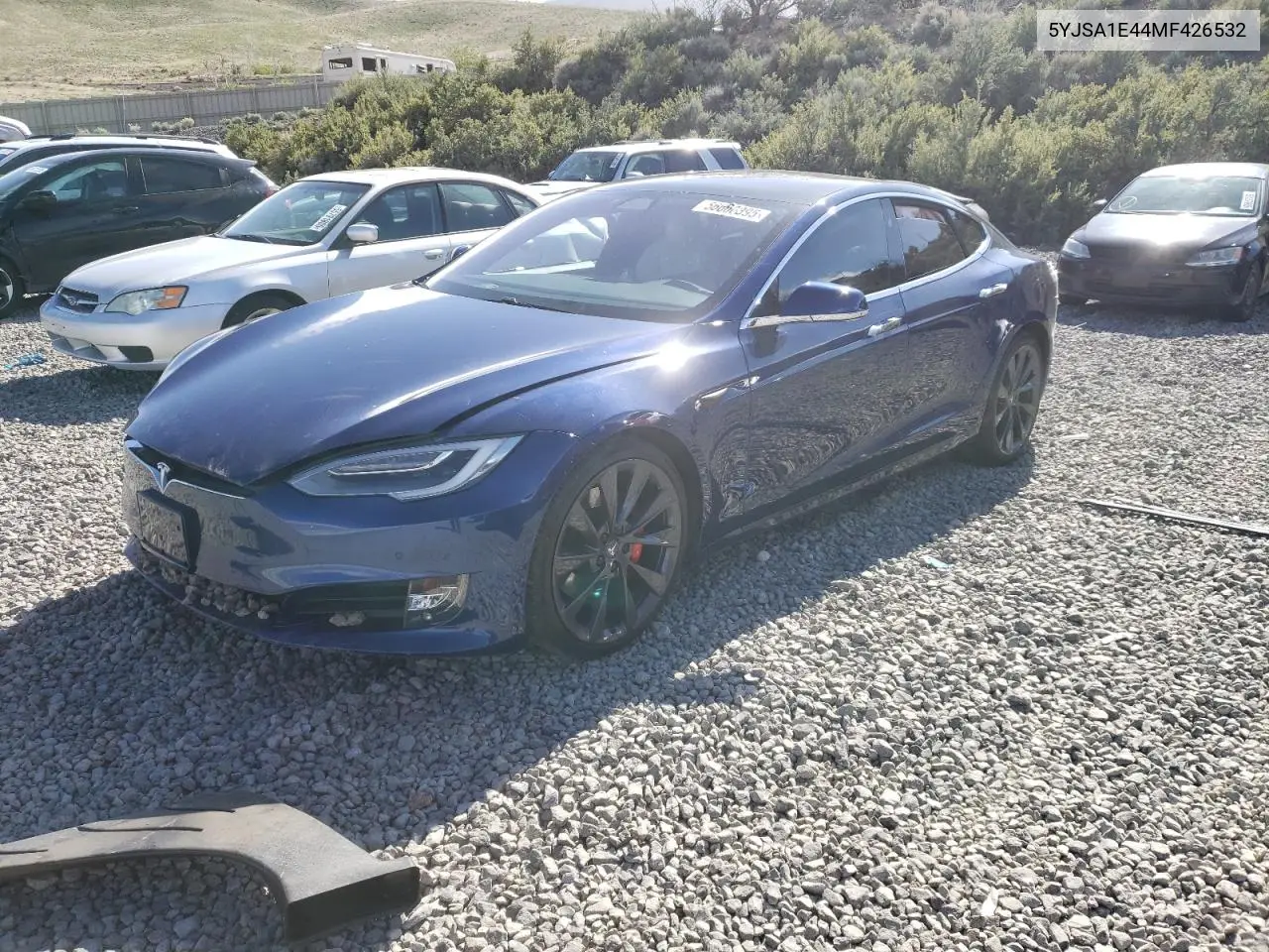 2021 Tesla Model S VIN: 5YJSA1E44MF426532 Lot: 56600895