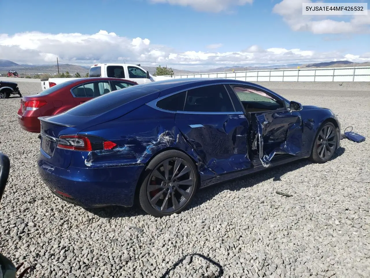 2021 Tesla Model S VIN: 5YJSA1E44MF426532 Lot: 56600895