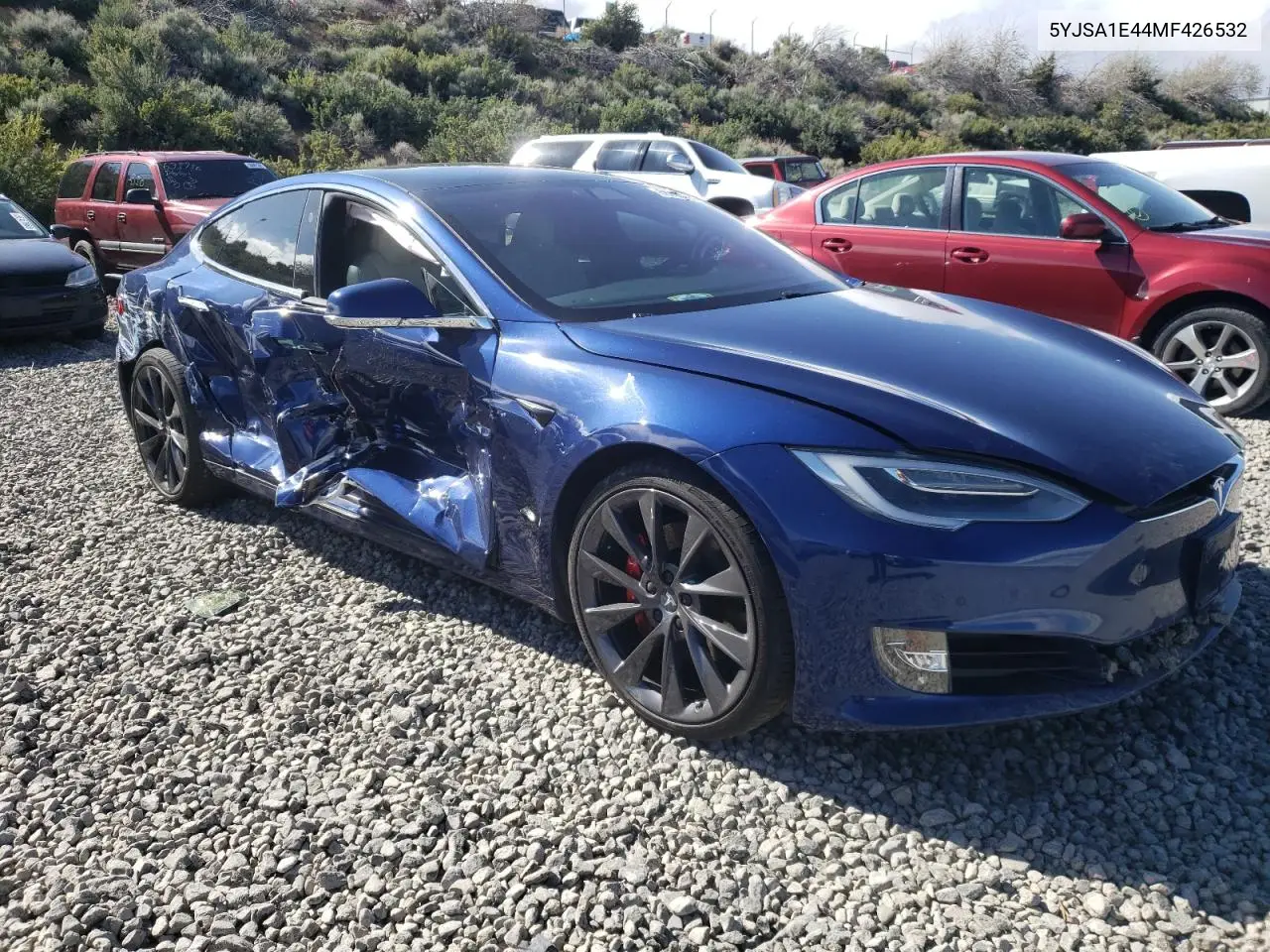 2021 Tesla Model S VIN: 5YJSA1E44MF426532 Lot: 56600895