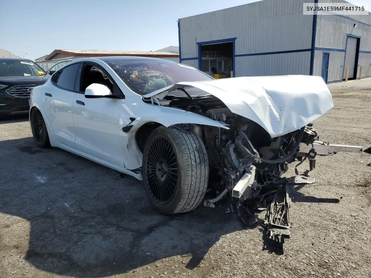 2021 Tesla Model S VIN: 5YJSA1E59MF441715 Lot: 56667755