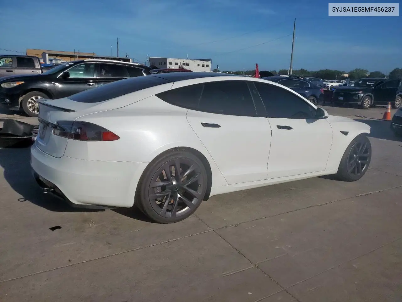 2021 Tesla Model S VIN: 5YJSA1E58MF456237 Lot: 62703905
