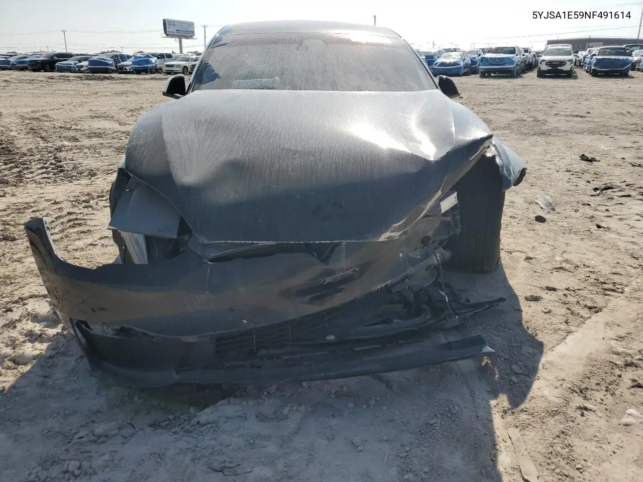 2022 Tesla Model S VIN: 5YJSA1E59NF491614 Lot: 43929145