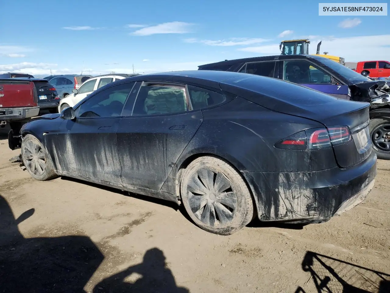 2022 Tesla Model S VIN: 5YJSA1E58NF473024 Lot: 45103695