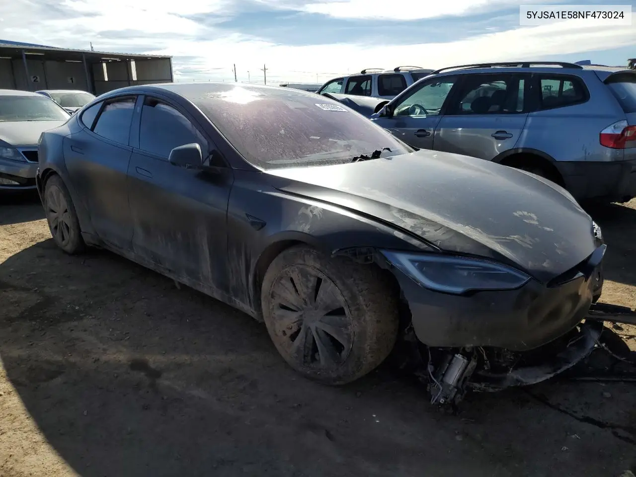 2022 Tesla Model S VIN: 5YJSA1E58NF473024 Lot: 45103695