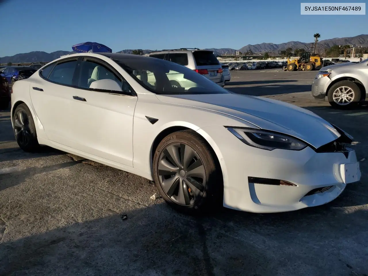 2022 Tesla Model S VIN: 5YJSA1E50NF467489 Lot: 46127715