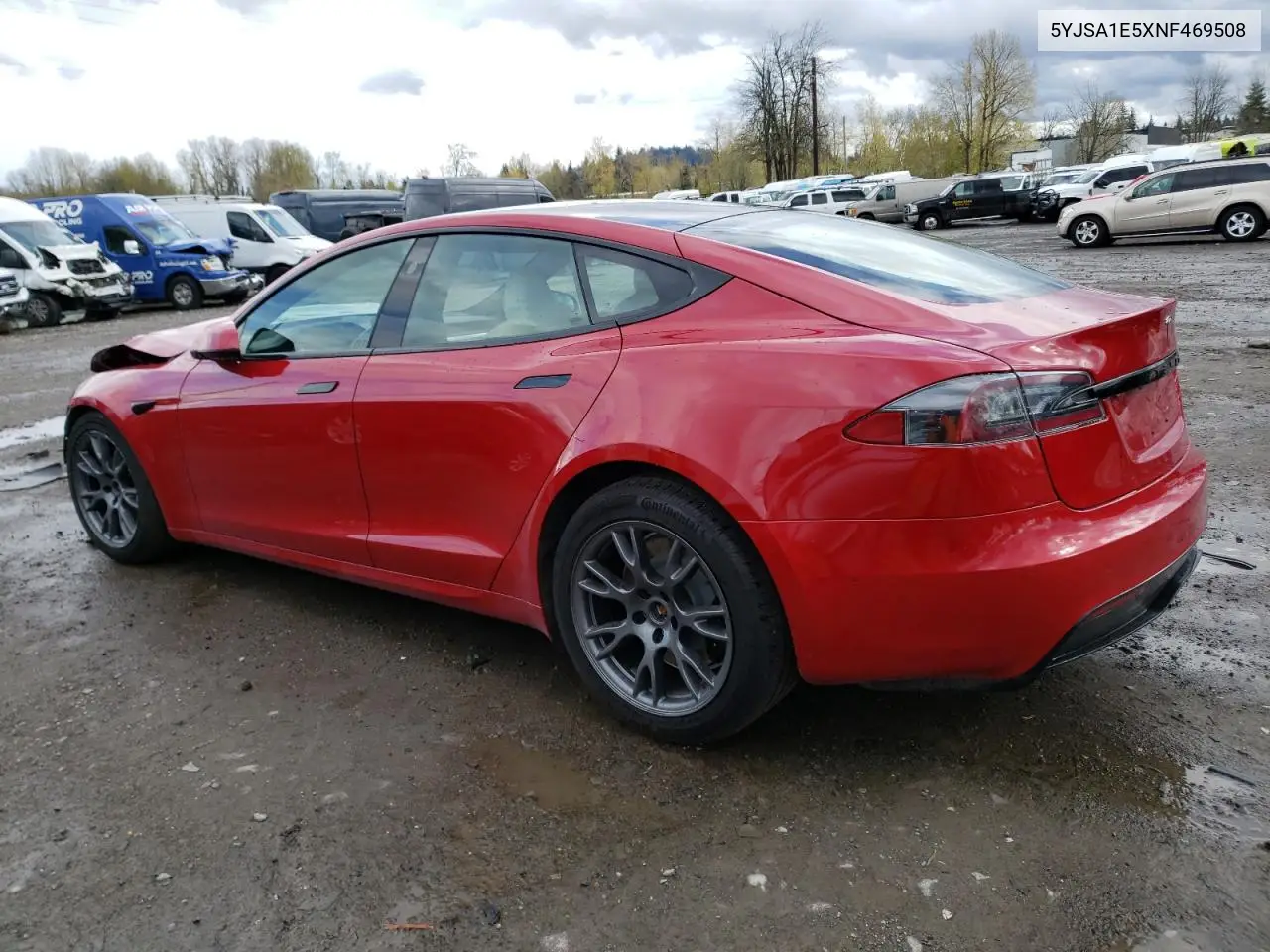 2022 Tesla Model S VIN: 5YJSA1E5XNF469508 Lot: 48967223