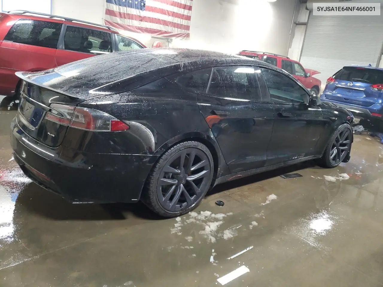 2022 Tesla Model S VIN: 5YJSA1E64NF466001 Lot: 49312365