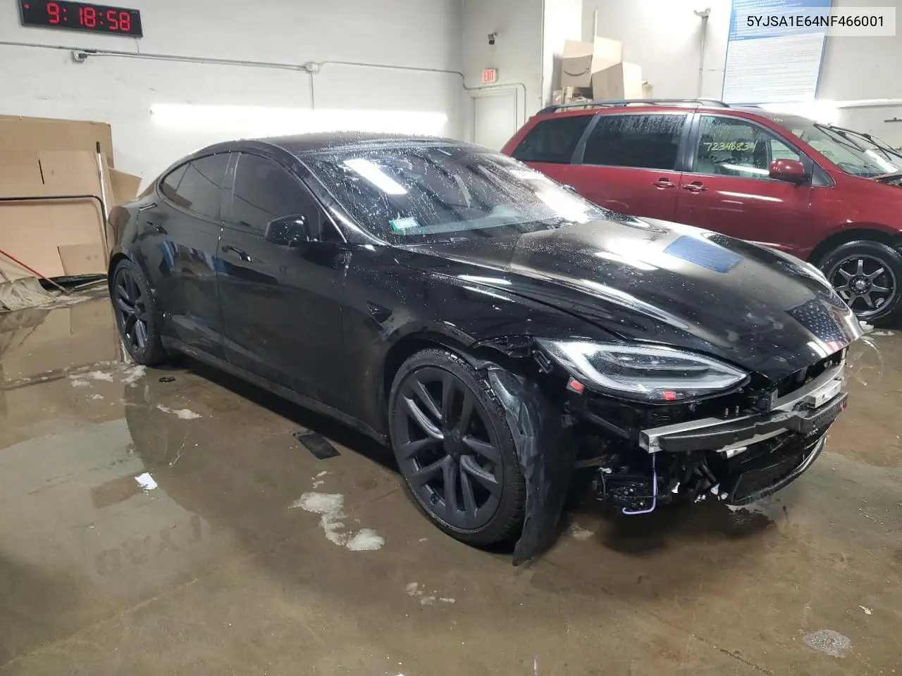 2022 Tesla Model S VIN: 5YJSA1E64NF466001 Lot: 49312365