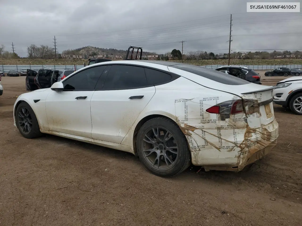 2022 Tesla Model S VIN: 5YJSA1E69NF461067 Lot: 50060685